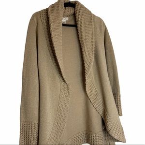 Belle du Jour Women’s Medium Tan/Gold Cardigan